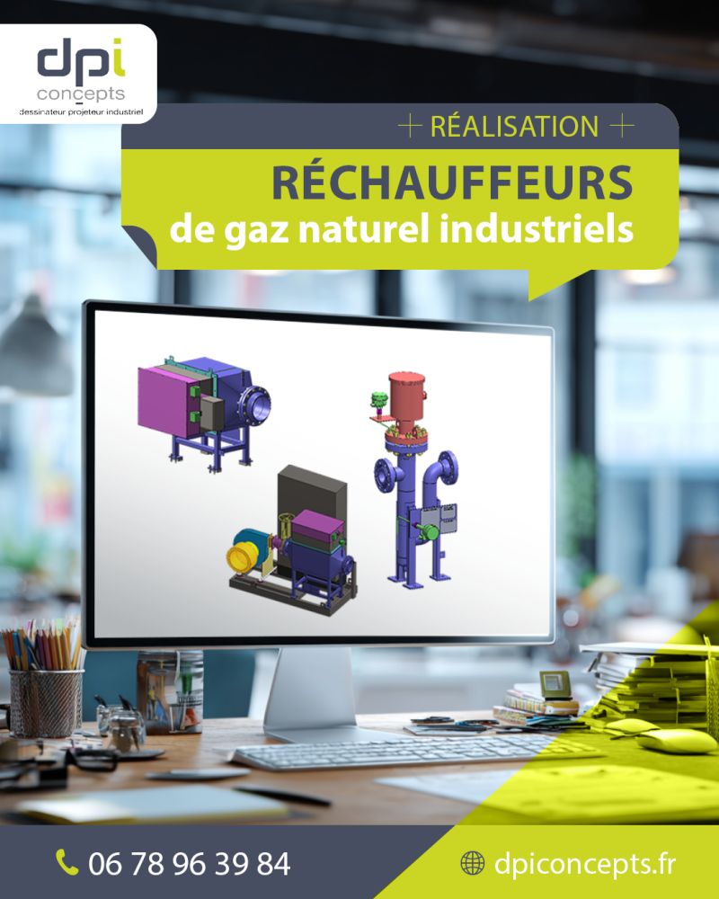 DPI Concepts réalisation réchauffeurs de gaz naturel industriels