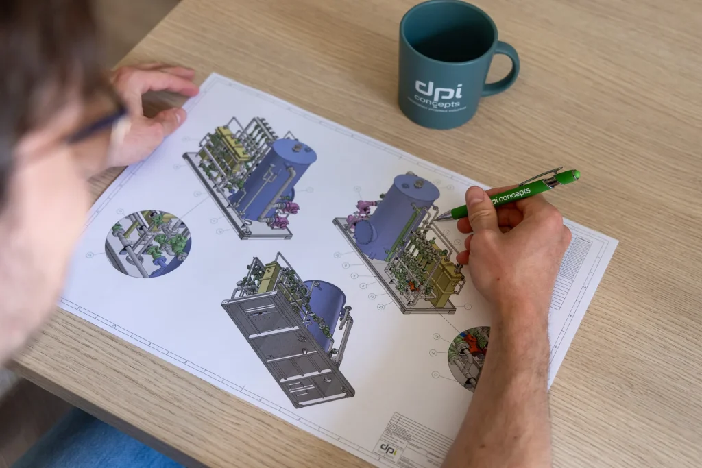 DPI Concepts Analyse et dessin d'un plan tuyauterie pour un r&eacute;seau industriel