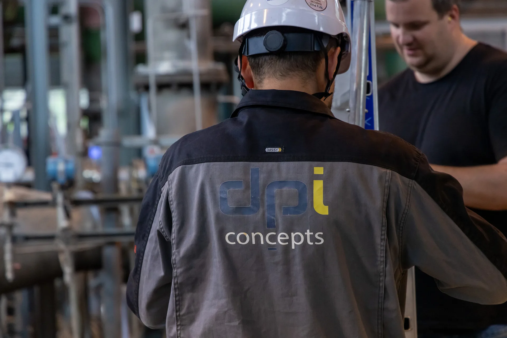 Vincent sur site avec EPI Dpi Concepts