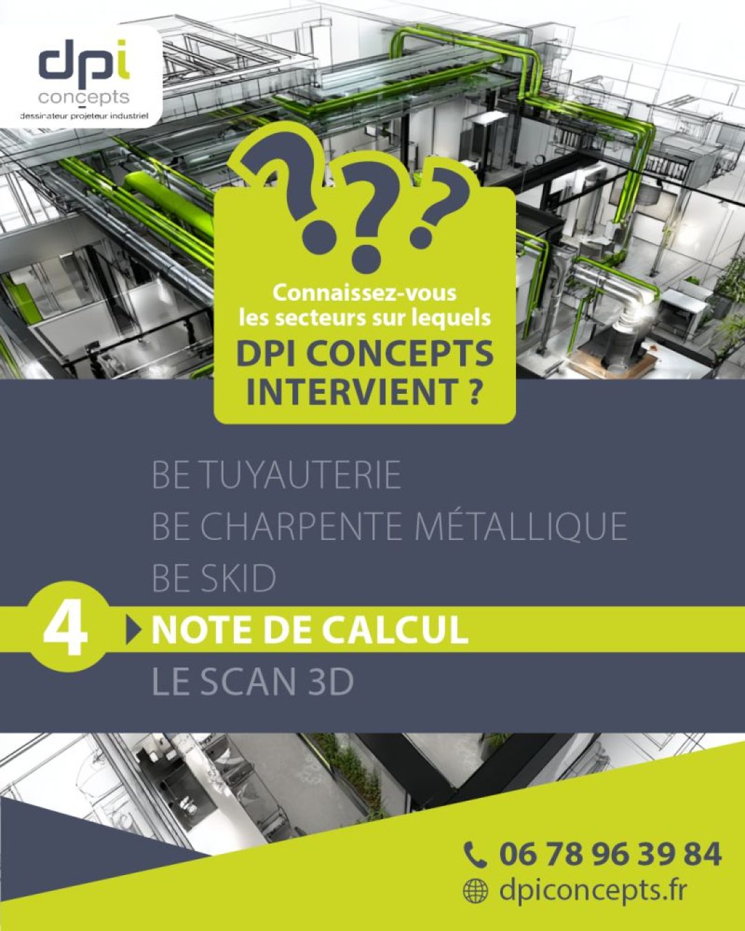 DPI Concepts RS connaissez vous les secteurs sur lesquels dpi concepts intervient